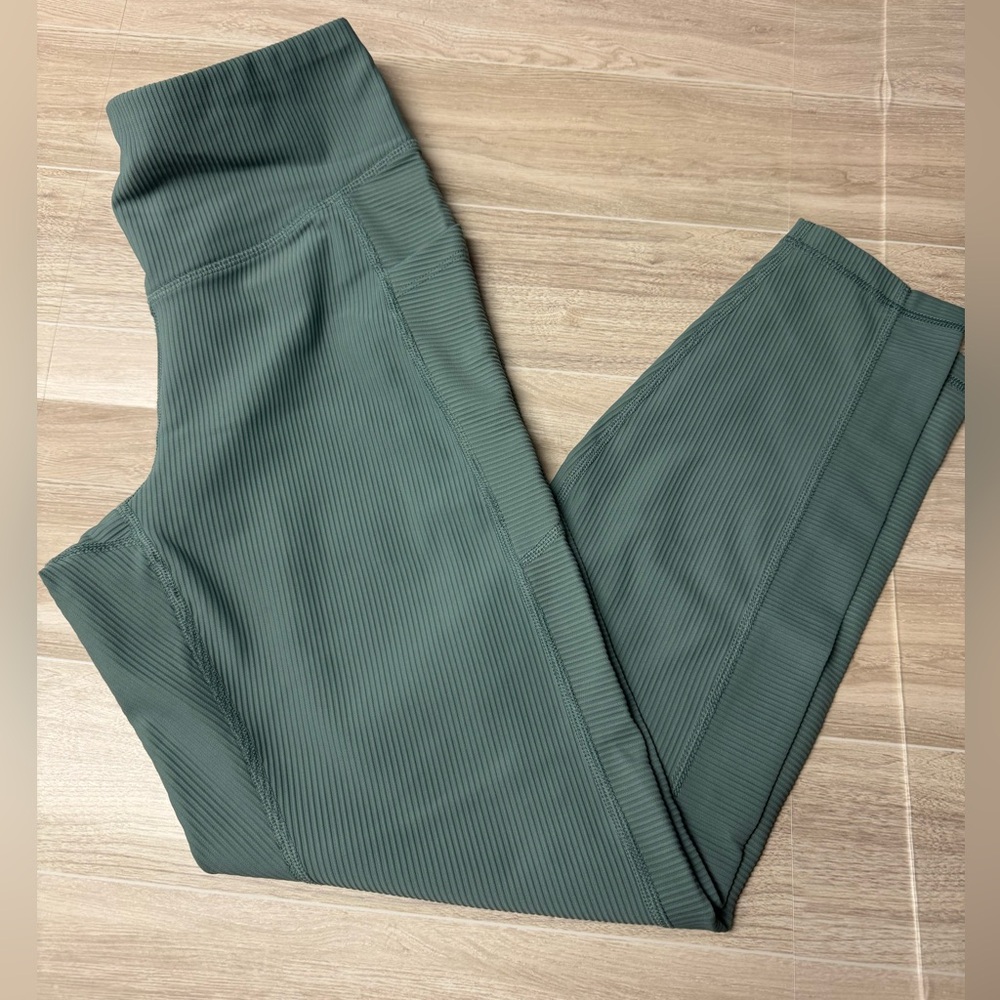Old Navy teal Ribbed Leggings